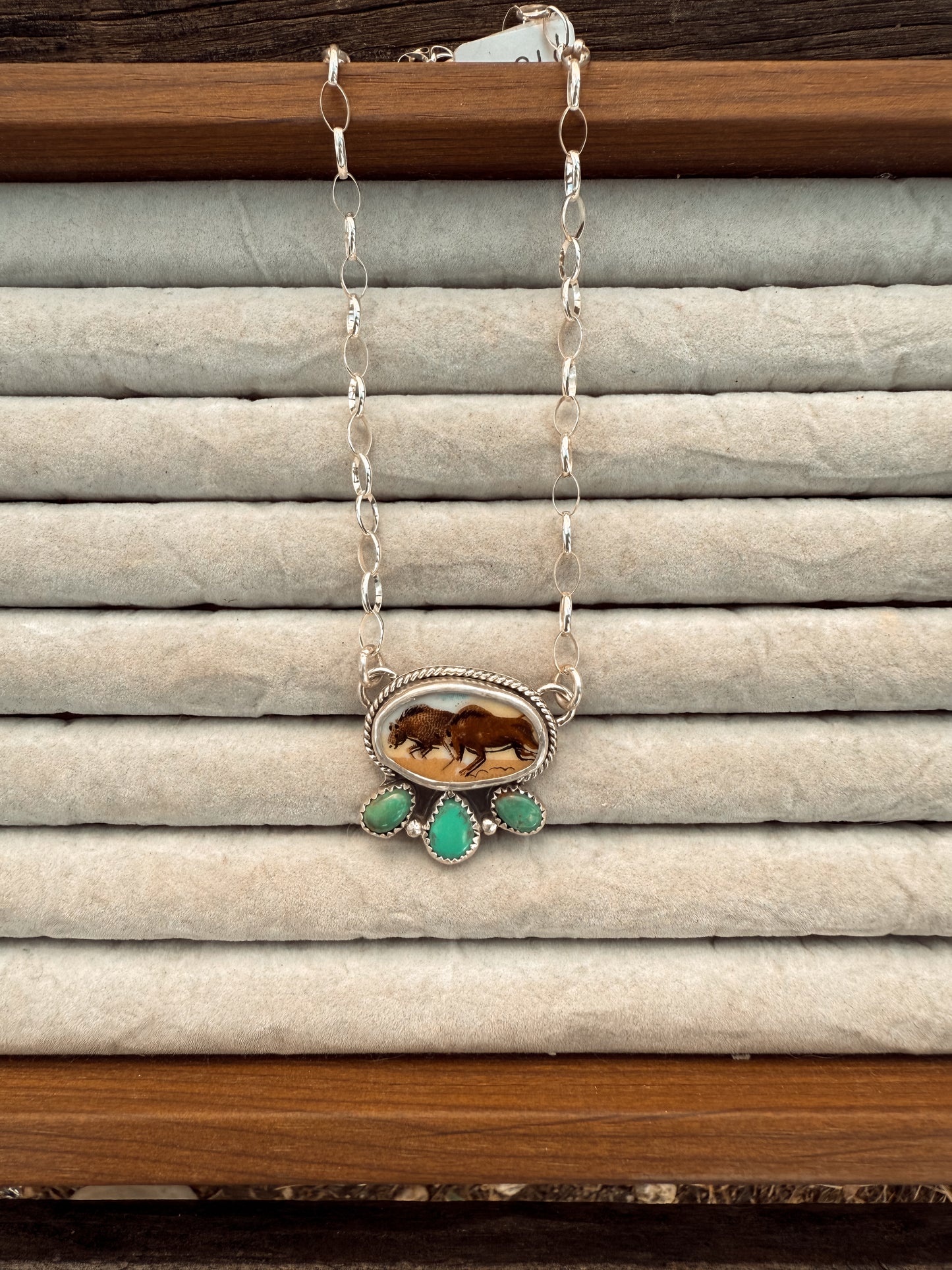 Bison Turquoise Necklace
