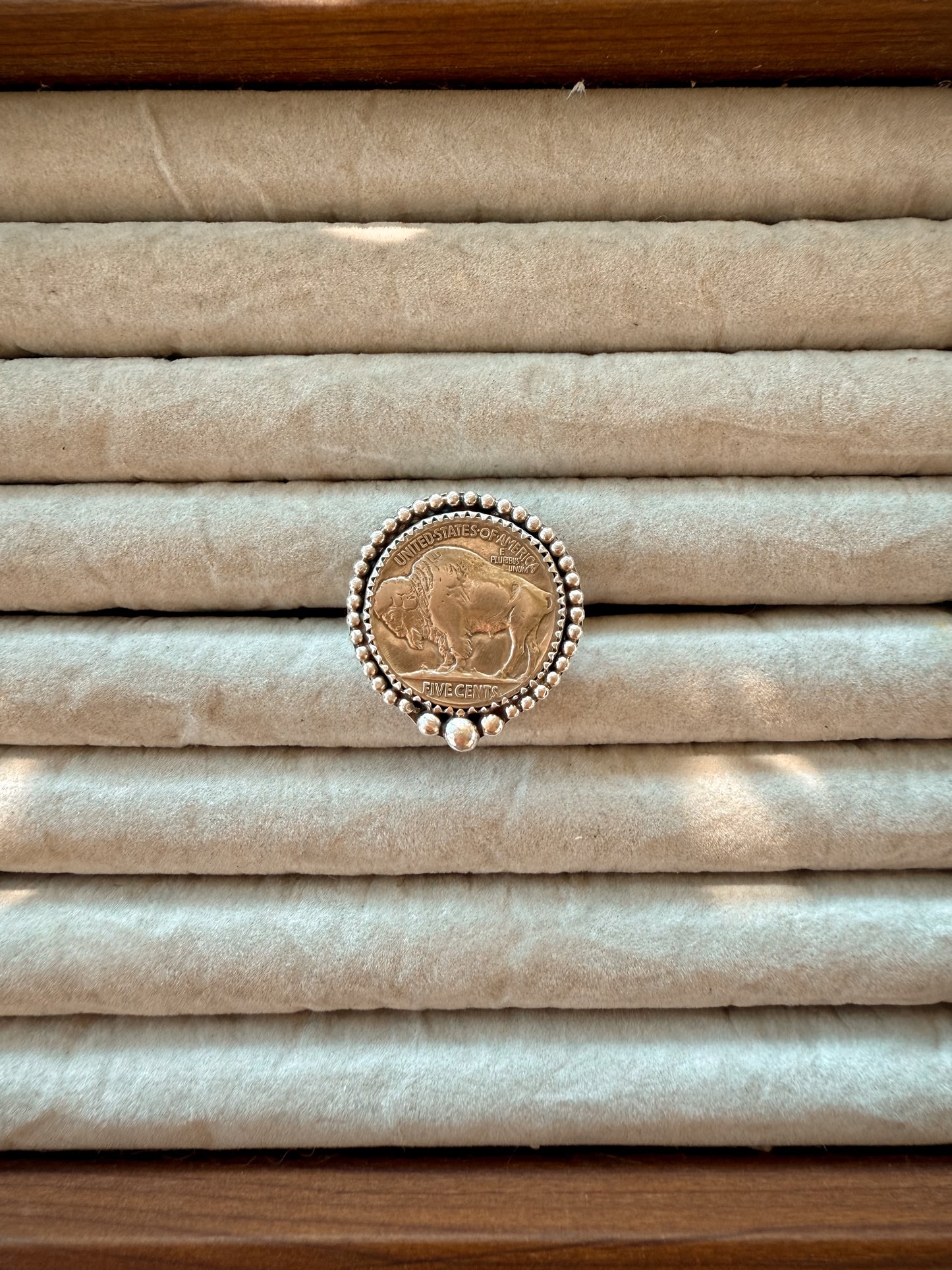 Buffalo Nickel Ring (size 8 US)