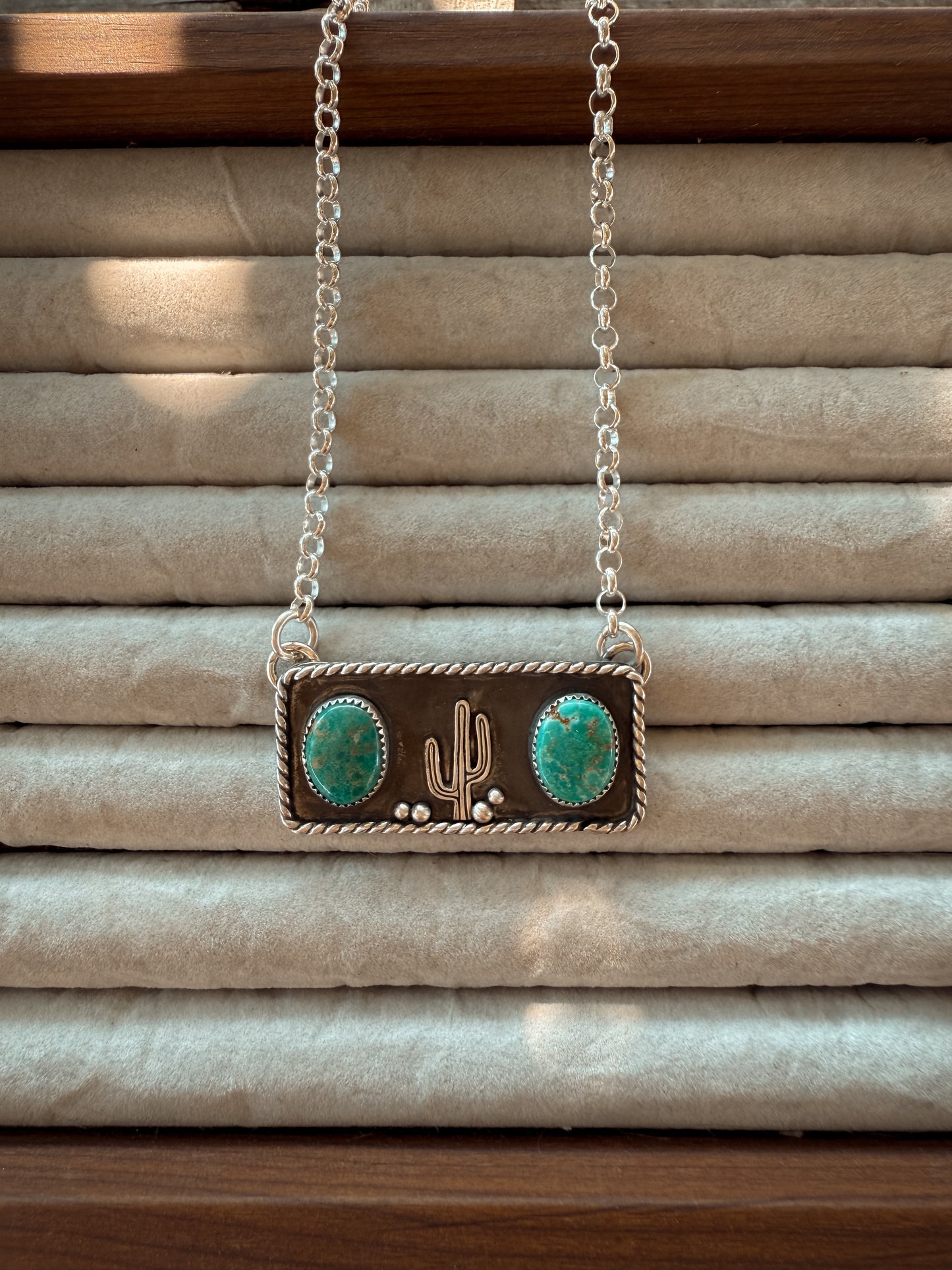 Cactus and Sonoran Bar Necklace