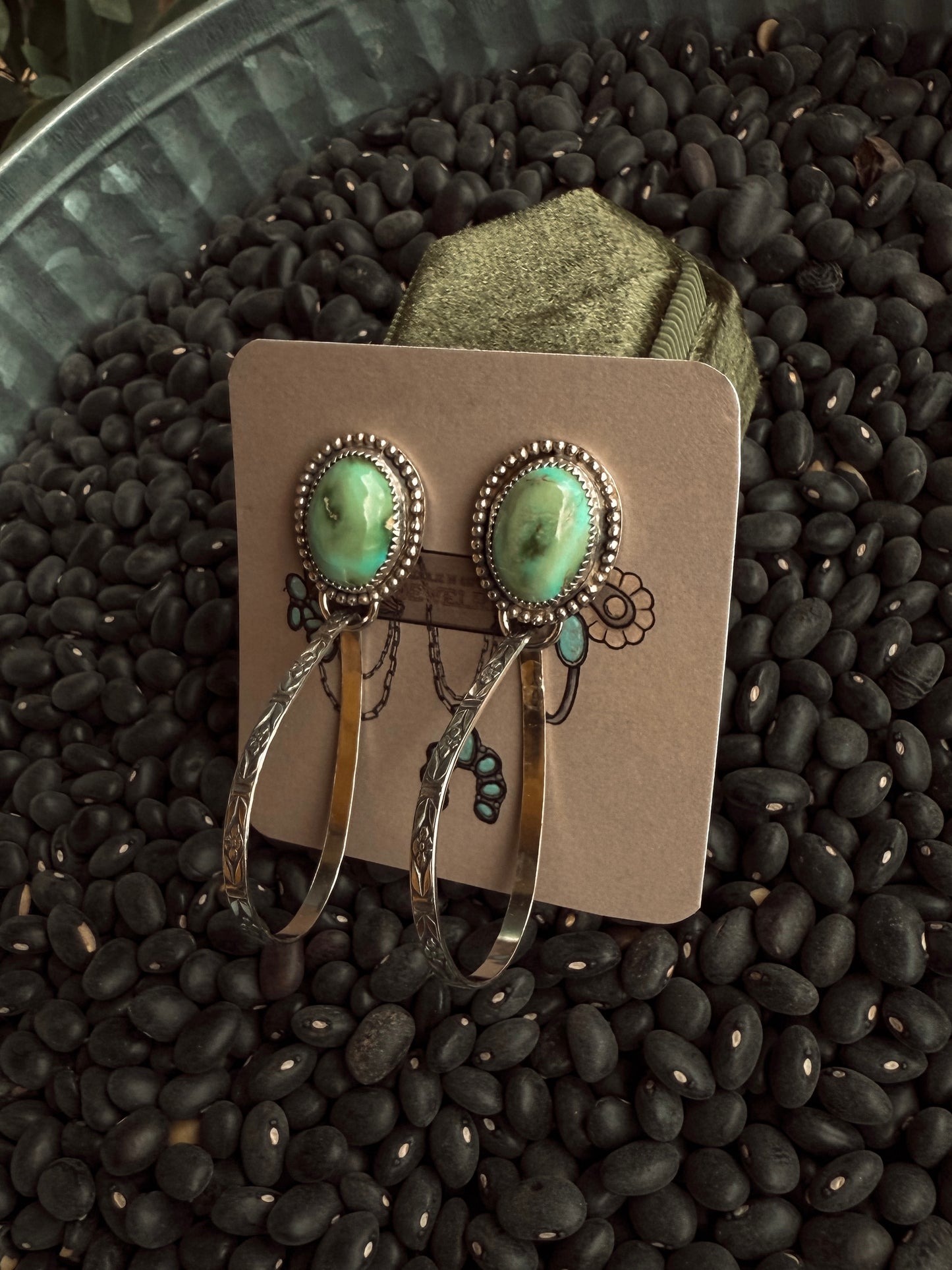 Sonoran Mountain Hoop Studs