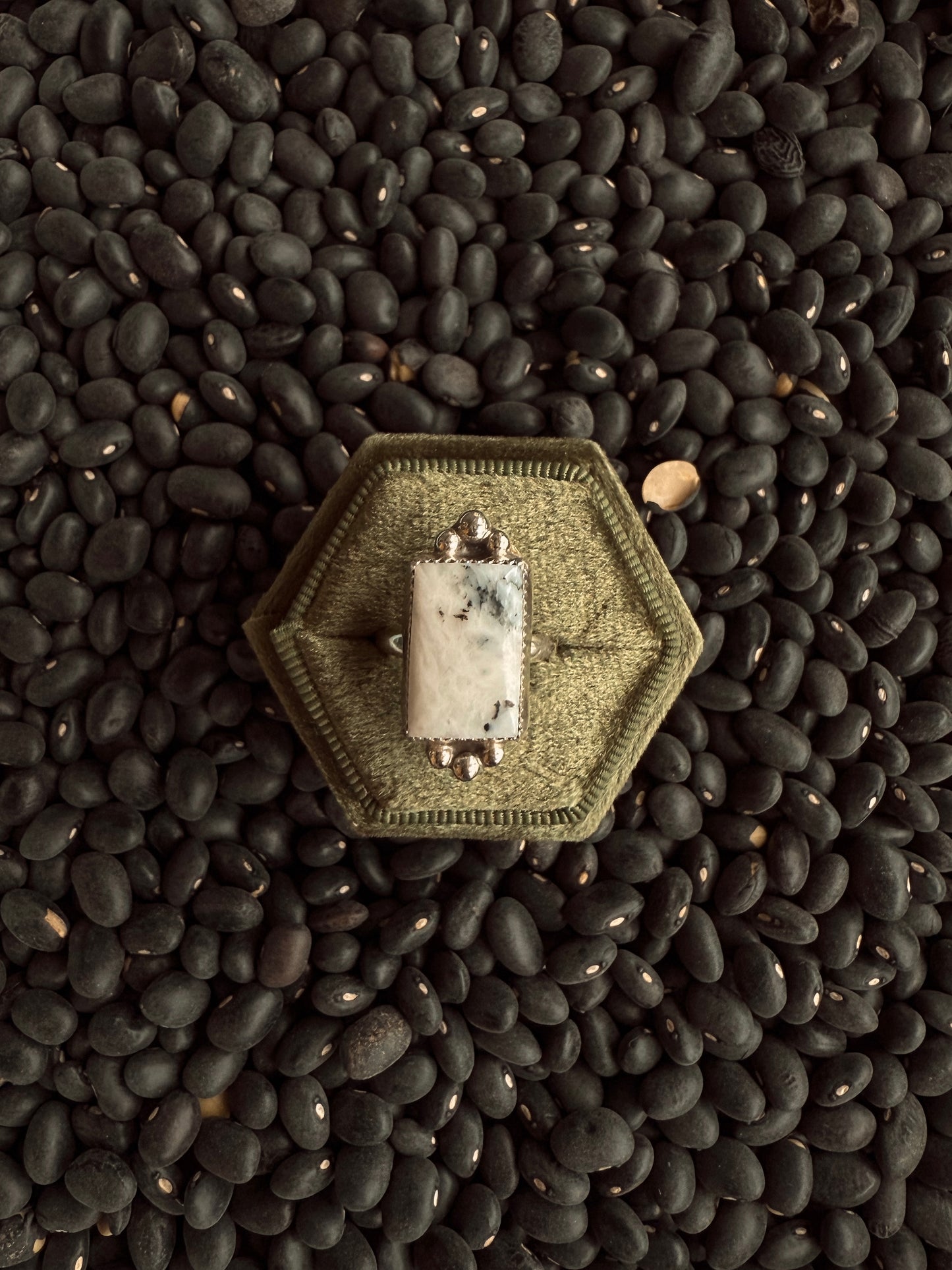 White Buffalo Ring ( Size 5.5 US)