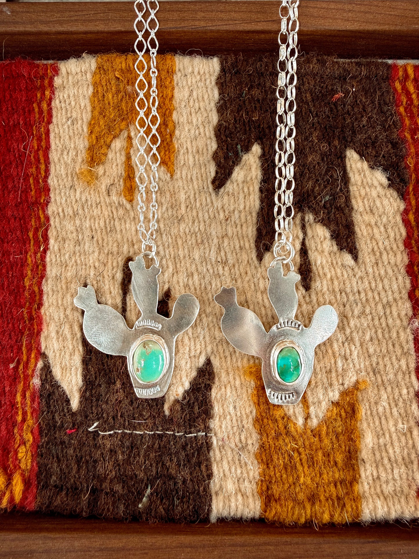 Turquoise Prickly Pear Necklace