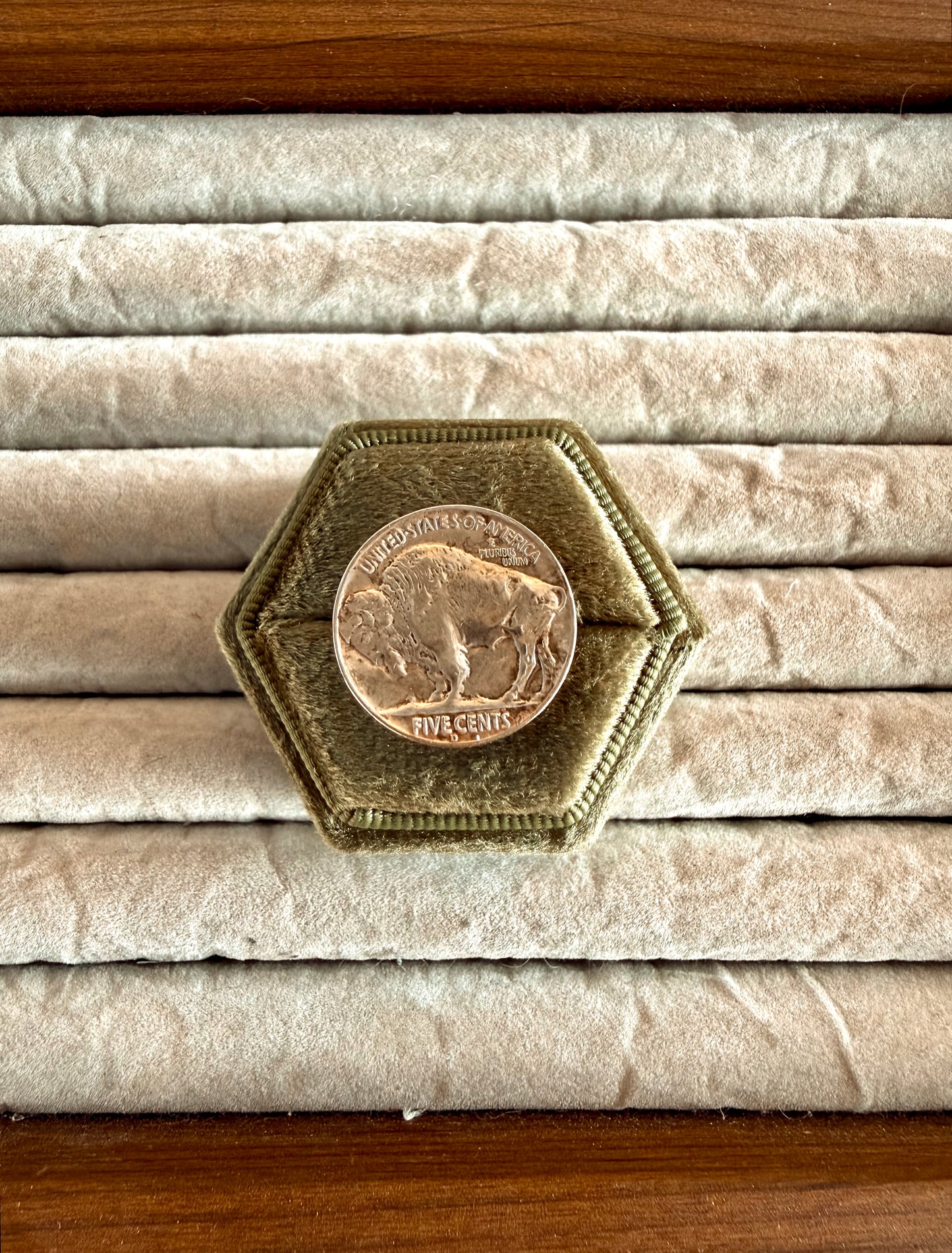 Buffalo Nickel Ring (Size 5 US)