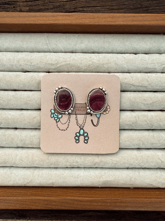 Purple Spiny Studs