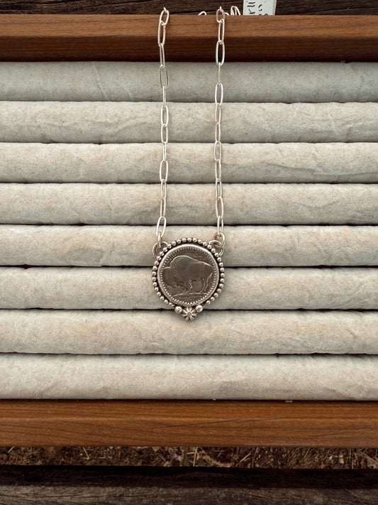 Buffalo Nickel Necklace