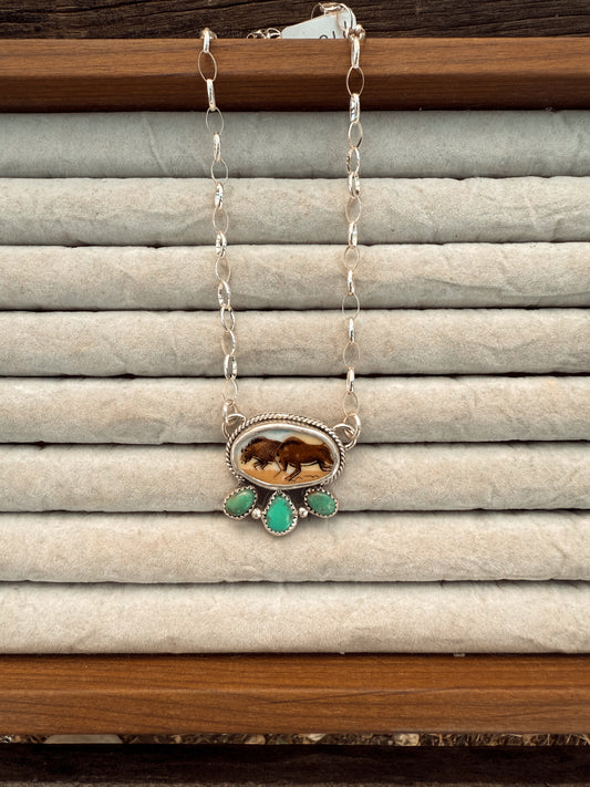 Bison Turquoise Necklace