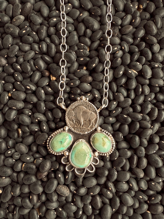 Sonoran Mountain Buffalo Necklace