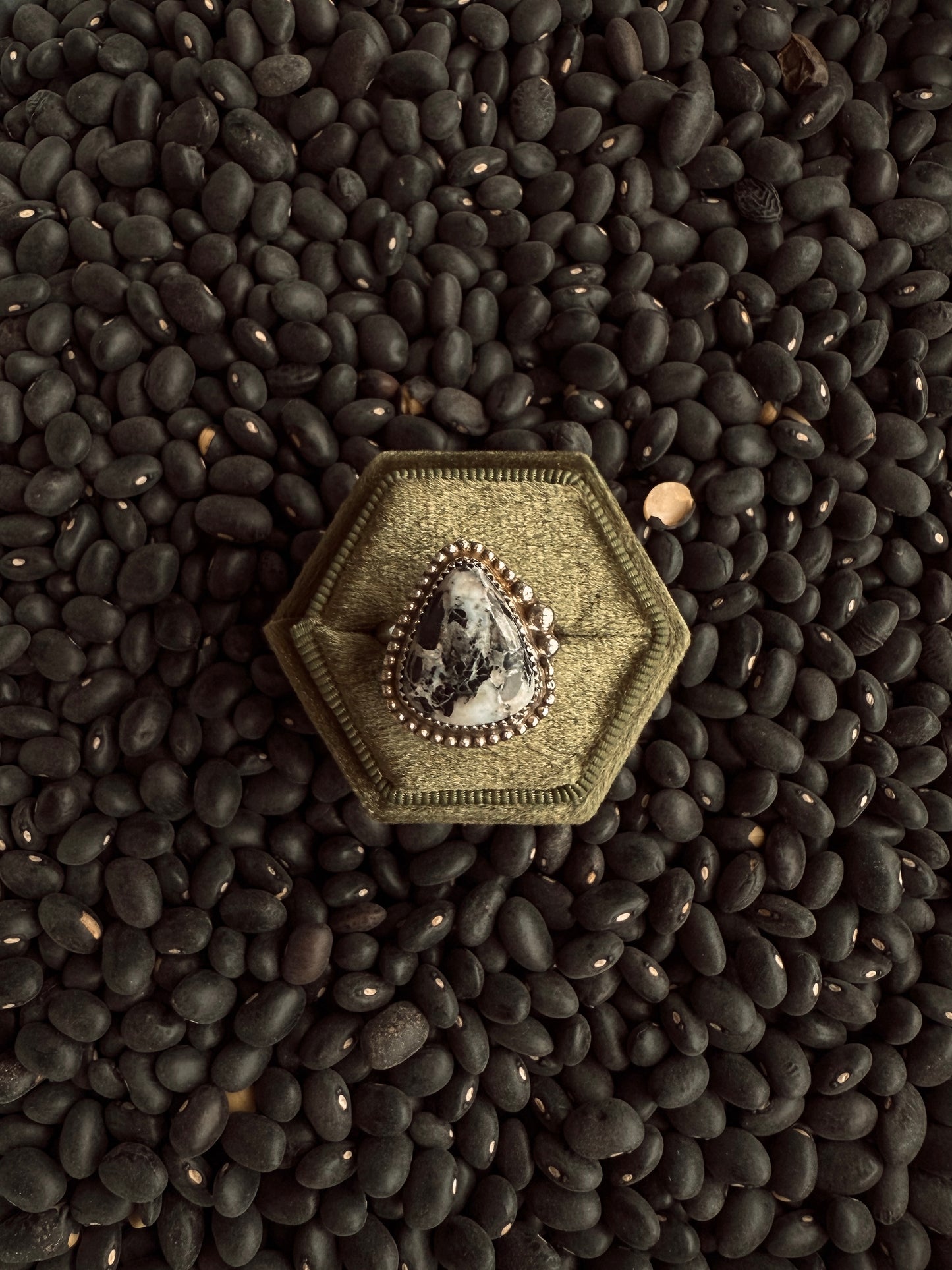 White Buffalo Ring ( Size 7.5)