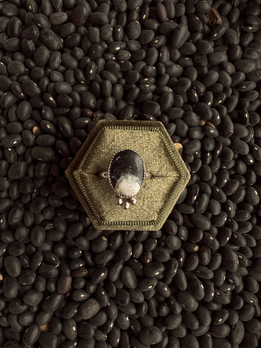 White Buffalo Ring ( Size 8 US)