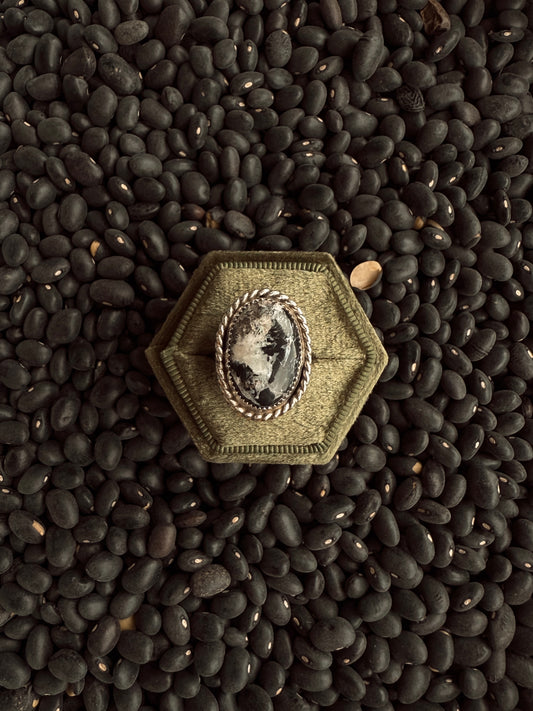 White Buffalo Ring ( Size 6.75)