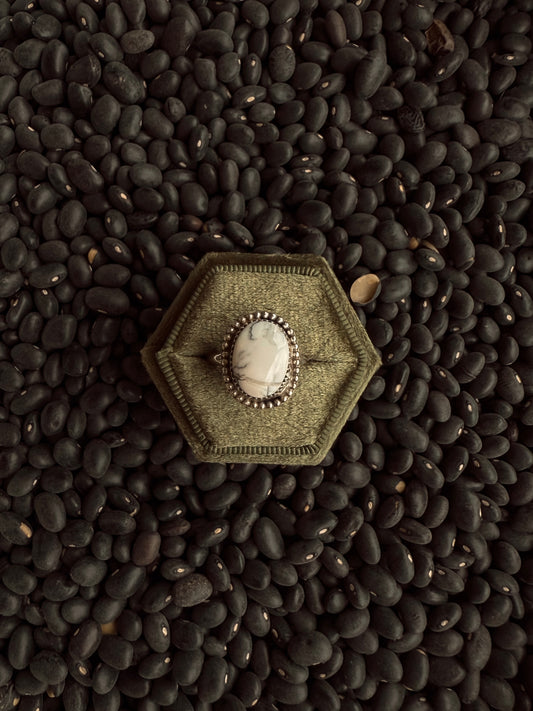 White Buffalo Ring ( Size 9 US)