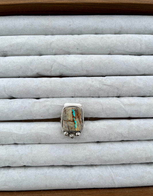 Royston Square Ring (size 4.5 US)