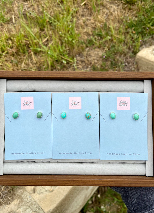 Simple Turquoise Studs