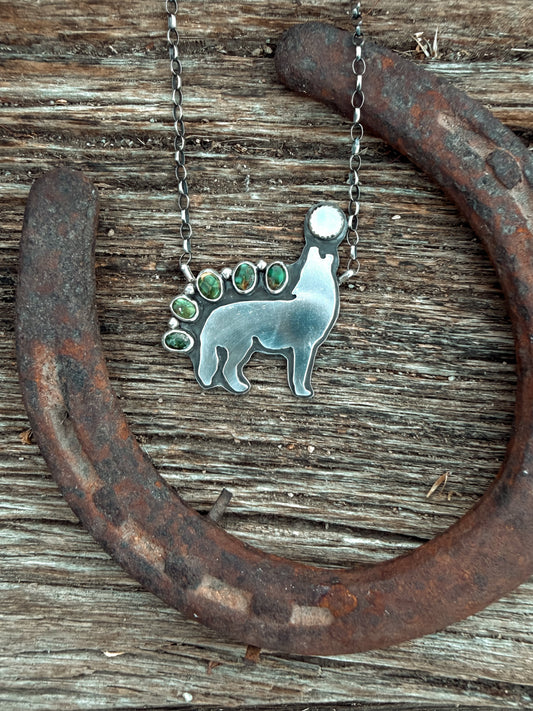 The Lone Coyote Necklace