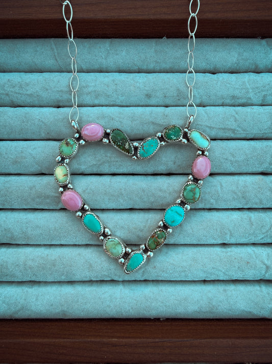 Mixed Heart Necklace