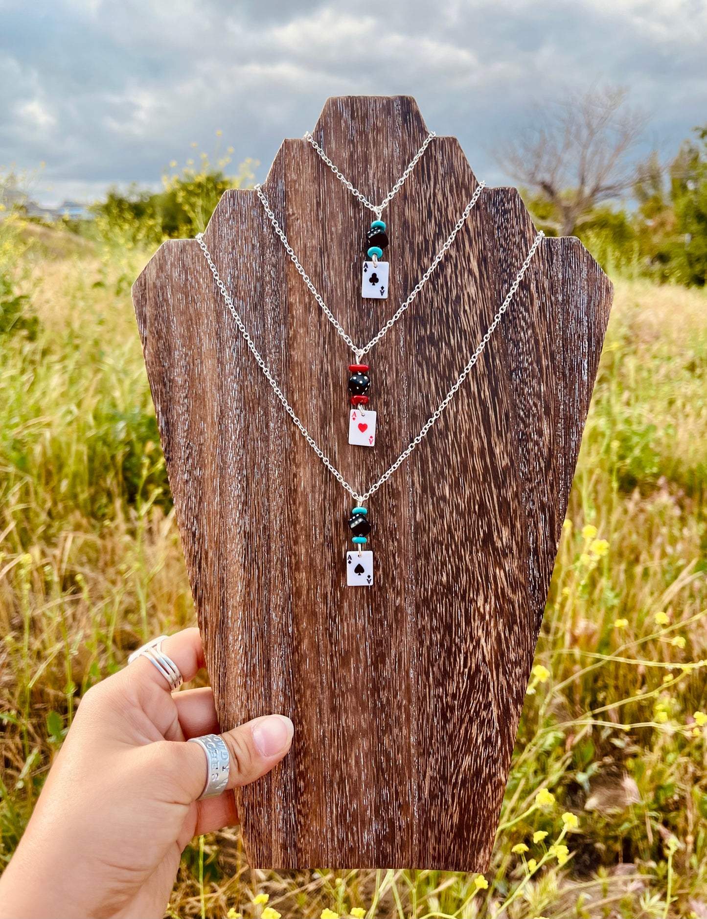 Card and Dice Necklace