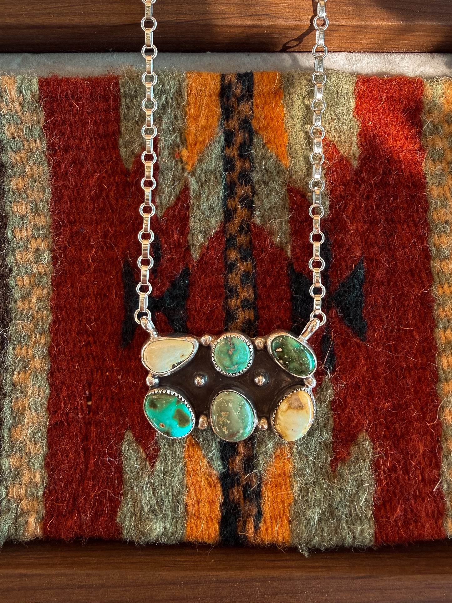 Turquoise Bar Necklace