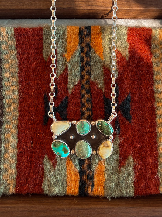 Turquoise Bar Necklace