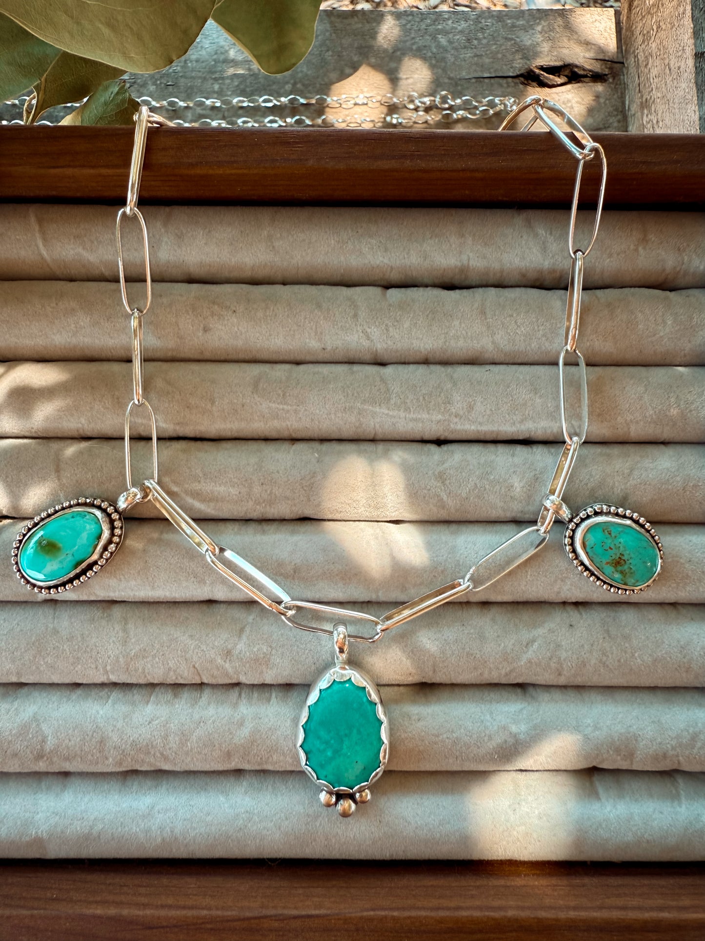 Turquoise Charm Choker
