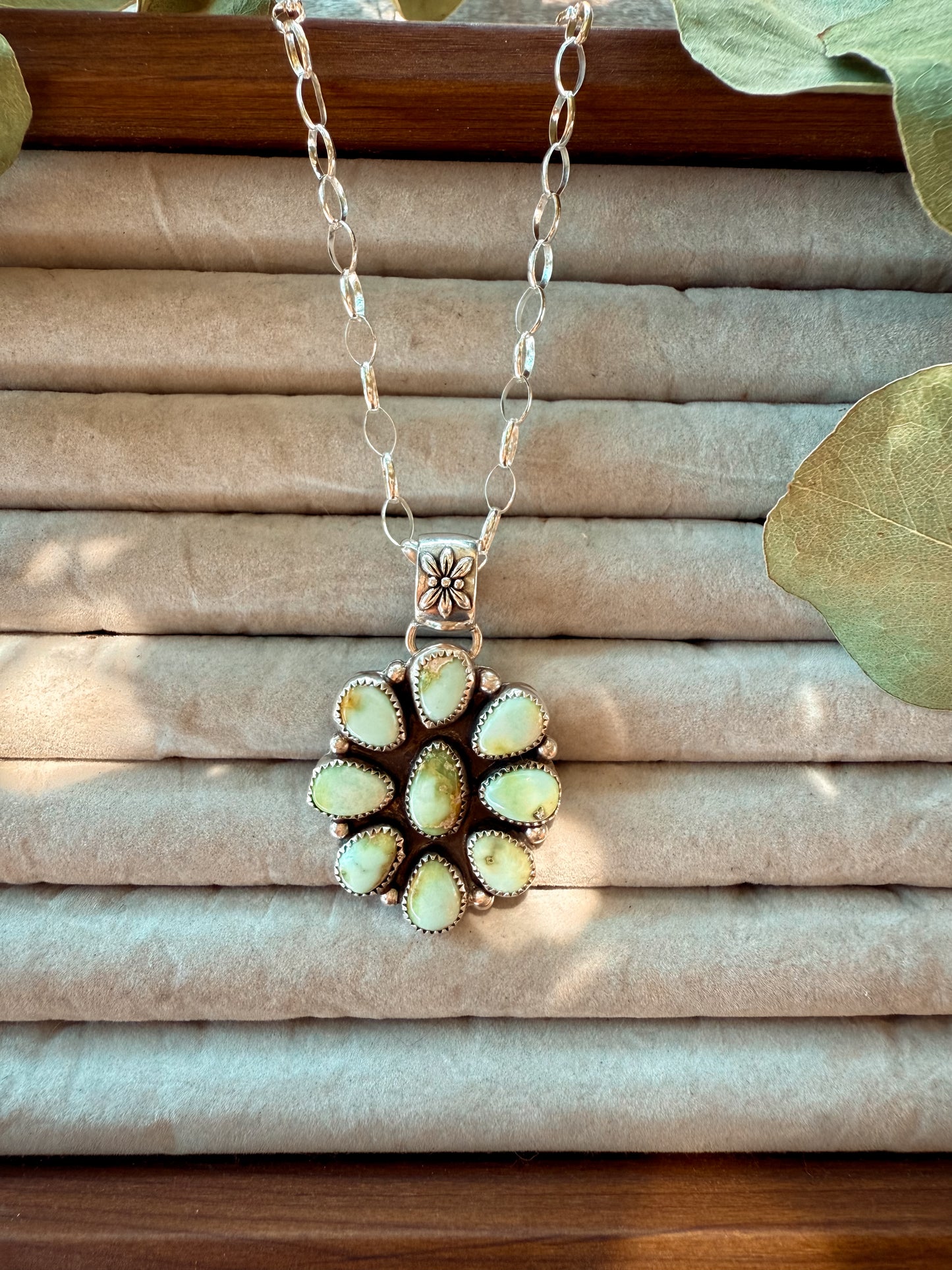 Palomino Cluster Necklace