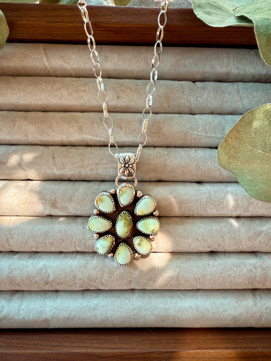 Palomino Cluster Necklace