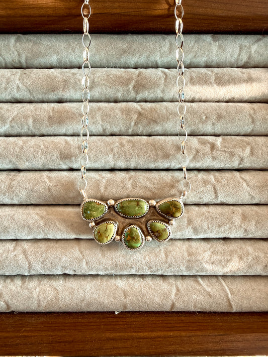 Cielo Half Cluster Necklace