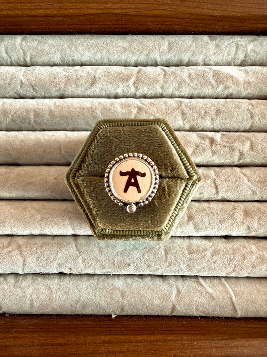 Brand "A" Ring (Size 6.75 US)