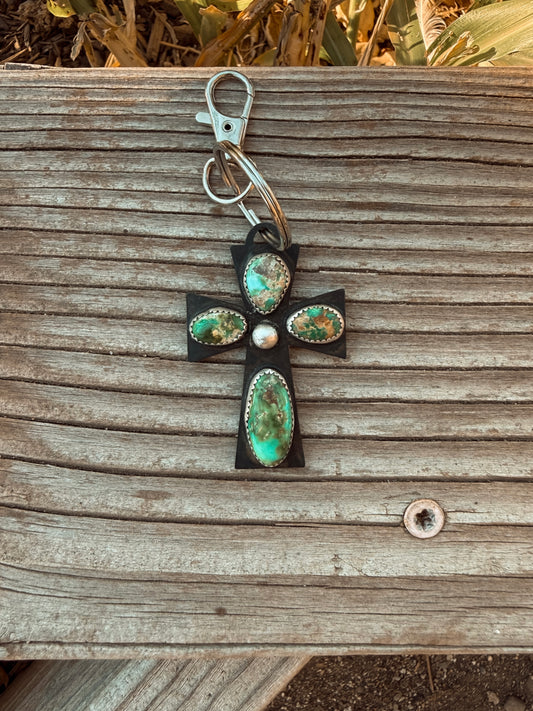 Sonoran Mountain Cross Charm