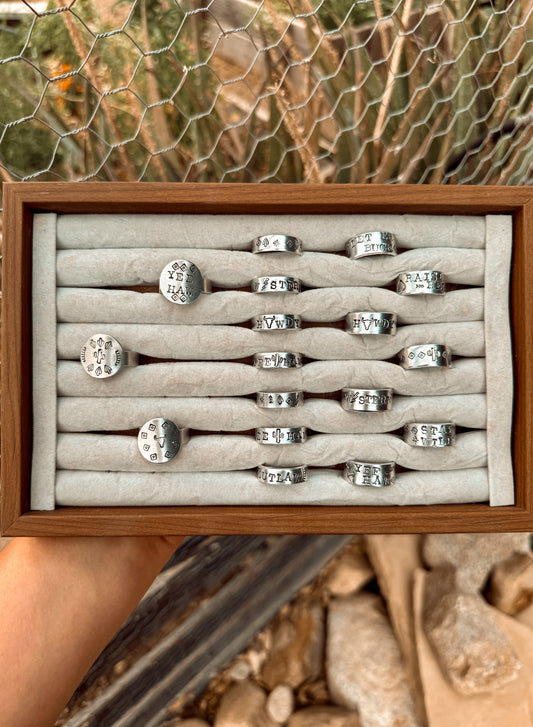 Variety Stamped Rings
