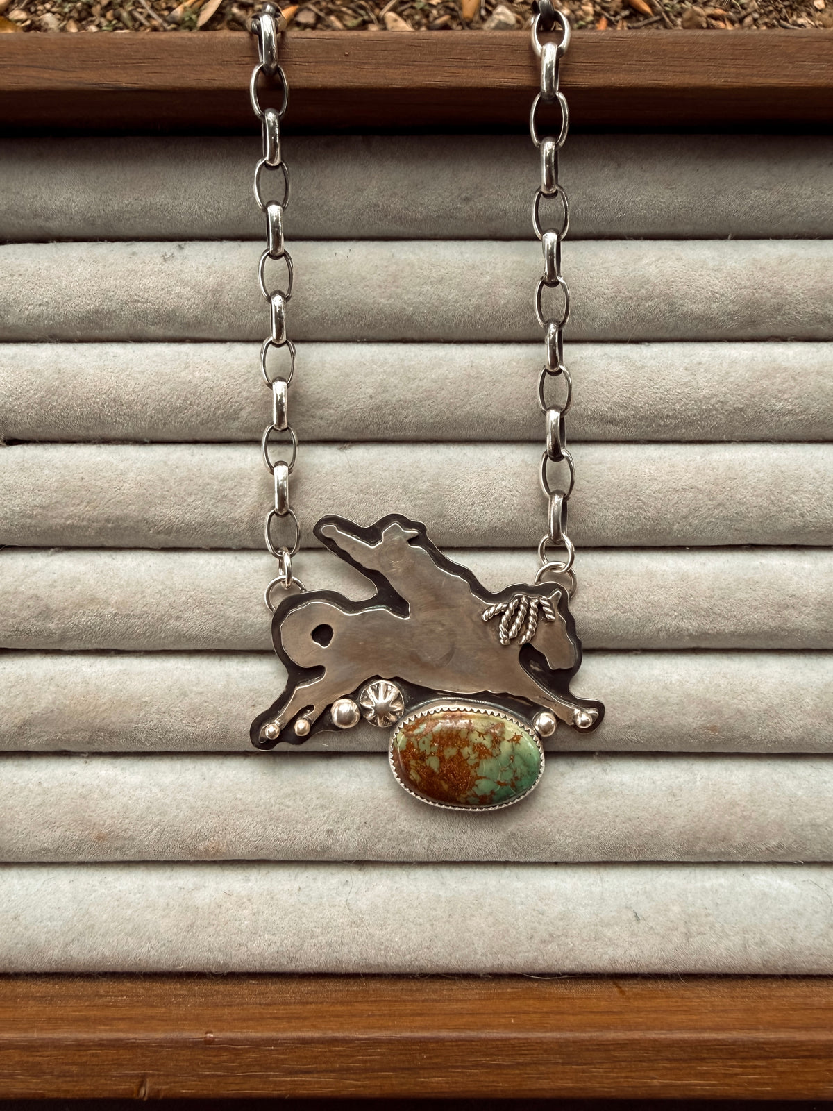 The Buckin Bronc Necklace