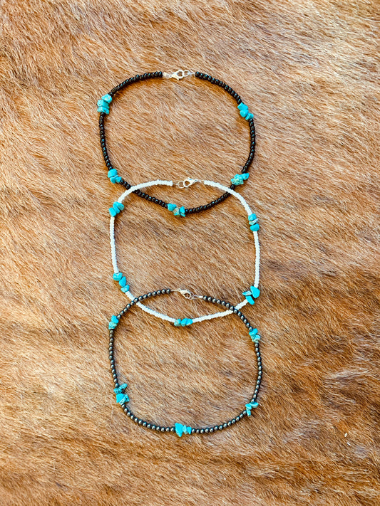 Turquoise Stone Choker