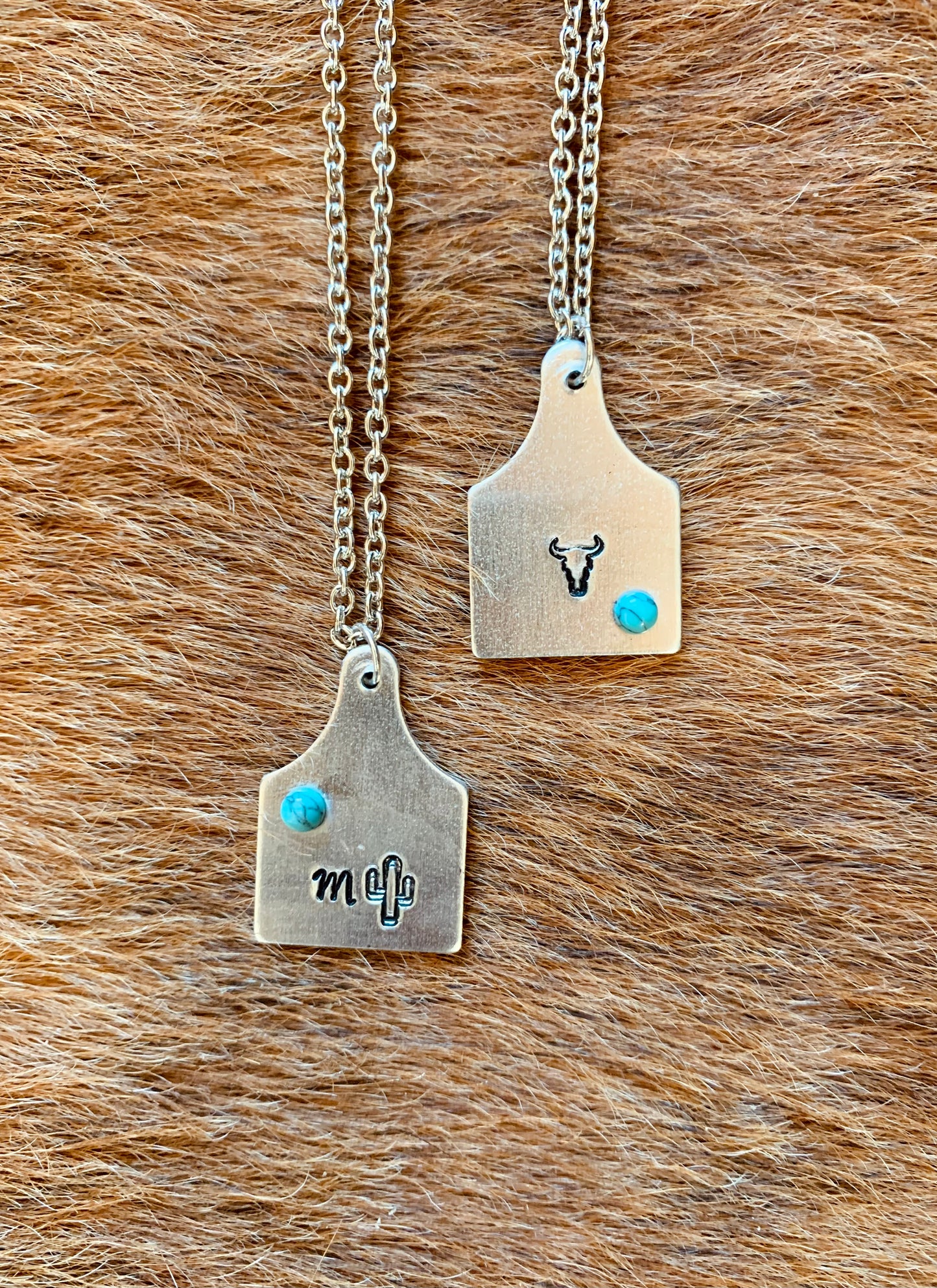 Cow Tag Necklace